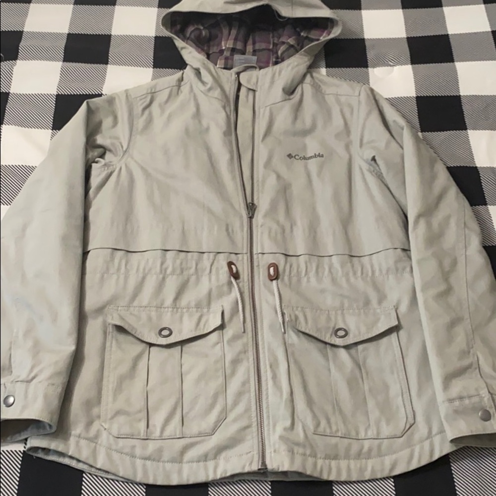 Columbia flannel lined jacket!